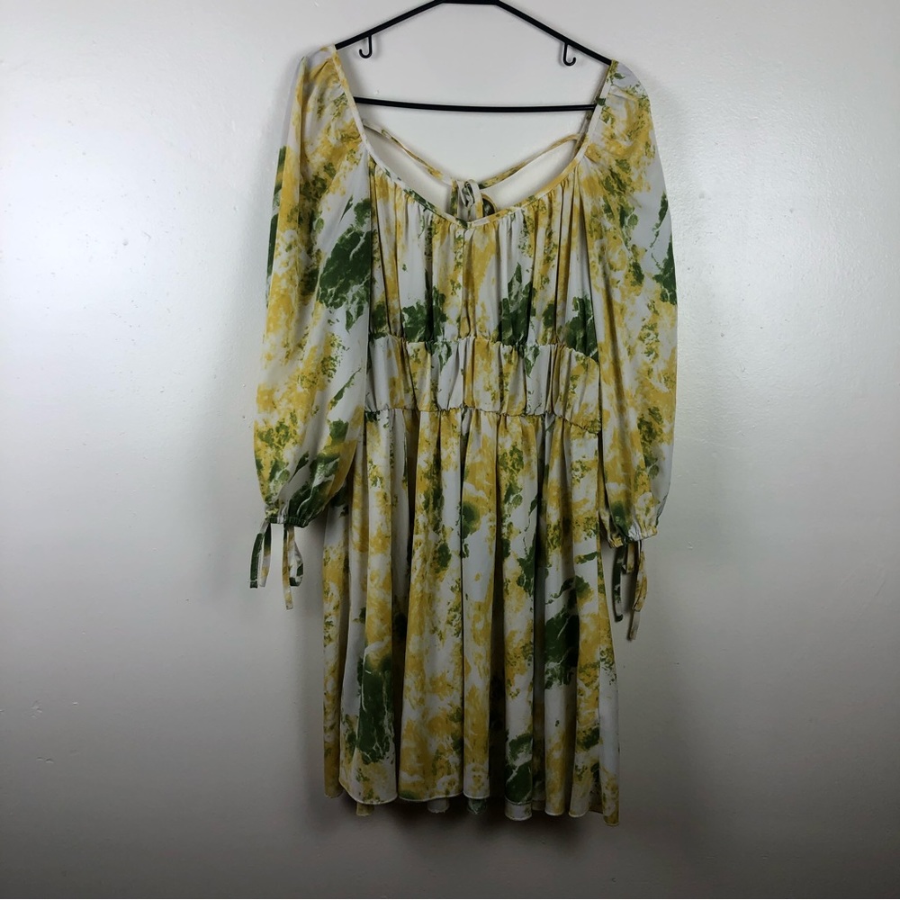 Stunning Marble Print Flowy Summer Dress - Picture 1 of 5